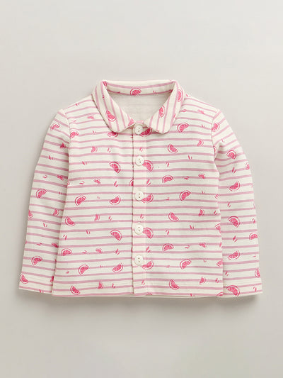 Nino Bambino Organic Cotton Full Sleeves Top With Pajama Set For Baby