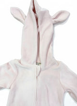 Nino Bambino Velour Hoodie Full Sleeves Romper For Baby Girl And Baby Boy