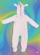 Nino Bambino Velour Hoodie Full Sleeves Romper For Baby Girl And Baby Boy