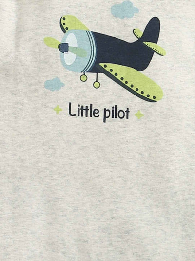 Dungaree With Attached T-Shirt For Unisex Kids