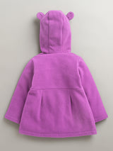 Nino Bambino Polar Fleece Hoodie Dress For Girls