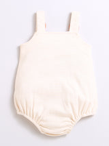 Nino Bambino 100% Organic Cotton Sleeveless Bear Bodysuit For Unisex Baby.