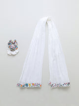 Nino Bambino 100% Organic Cotton Printed Angrakha Kurti With Plazo For Kids Girls.