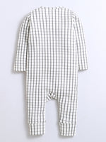 Nino Bambino 100% Organic Cotton Round Neck Long Sleeve Romper For Unisex Baby