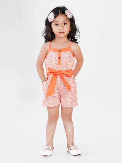 Sleeveless Printed Dress For Baby Girl & Kid Girl