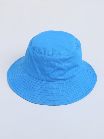 Sailboat Print Reversible Hat For Girls