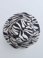 Tiger Print Reversible Hat For Unisex Kids