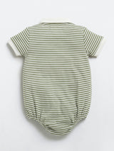 Green Half Sleeves Baby Romper| Sleepsuit for Baby Boy| Onesies| 3-6M| 6-12M| 12-18M