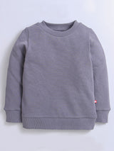 Nono Bambino 100% Cotton Sweatshirts For Boy| Combo Pack| Pack of 3 (Black, Navy, Dark Grey)