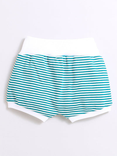 Nino Bambino 100% Organic Cotton Green Color Lap Top With Bloomer/Top & Bottom Sets For Baby Boy