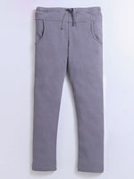 Nino Bambino 100% Organic Cotton Fleece Grey Track Pant/Legging for Boys
