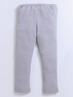 Nino Bambino 100% Organic Cotton Fleece Grey Track Pant/ Legging for Boys