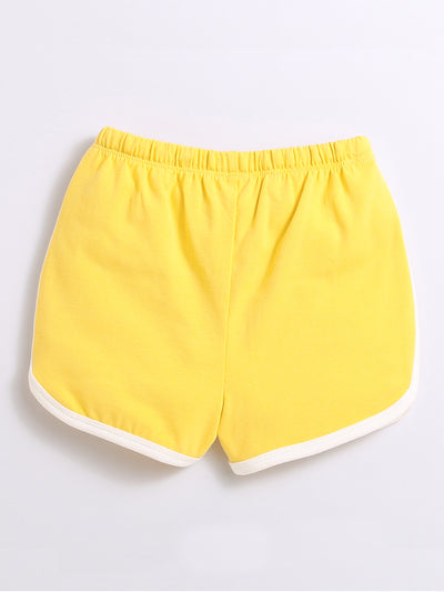 Nino Bambino 100% Organic Cotton Printed Top With Matching Shorts/Top & Bottom Sets For Girls