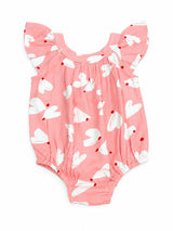 Nino Bambino 100% Oraganic Cotton Printed Sleeveless Bodysuit / Onesie For Baby Girl