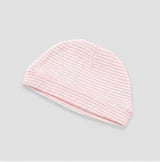 Nino Bambino 100% Organic Cotton White & Pink Print Essentials Set Pack Of 4 For Baby Girls