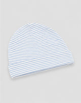 Nino Bambino 100% Organic Cotton White & Blue Print Essentials Set Pack Of 4 For Baby.