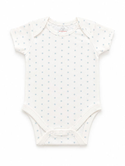 Nino Bambino 100% Oraganic Cotton Printed half Sleeves Bodysuit / Onesie For Baby (Pack of 2)