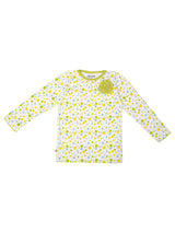 Nino Bambino 100% Organic Cotton Round Neck Long Sleeve Multi-Color Tunic Tops For Baby Girls