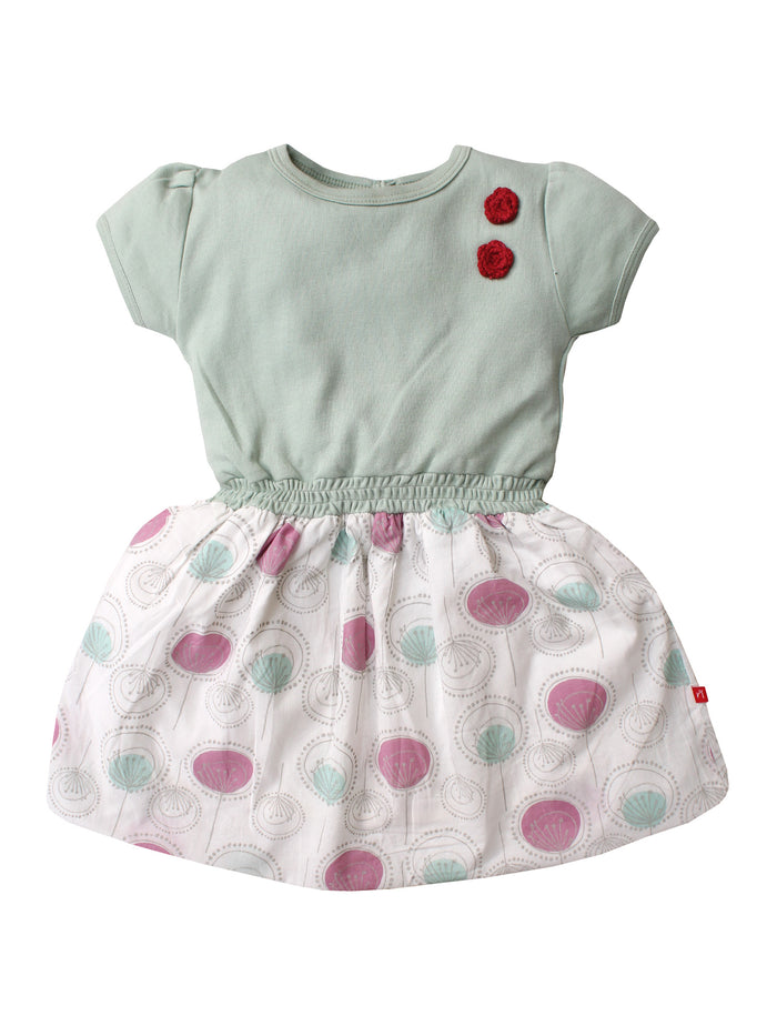 Nino Bambino 100% Organic Cotton Multi-Color Frock Dress For Girl
