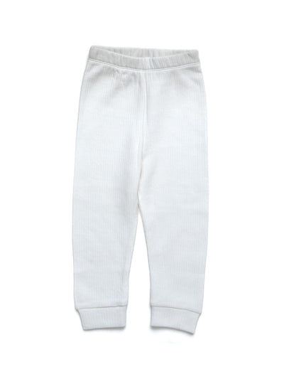 Nino Bambino White Color Warmer Thermal Bottoms/Pants For Unisex Kids Boy & Girls