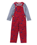 Nino Bambino 100% Organic Cotton Full Sleeve Tshirt & Dungree Set