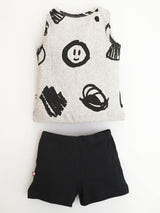 Nino Bambino 100% Pure Organic Cotton Multi-Color T-Shirt & Shorts Set For Baby Boy