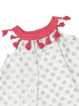 Nino Bambino 100% Pure Organic Cotton Sleeveless Printed Girls Tops Dress