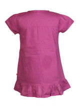 Nino Bambino 100% Organic Cotton Round Neck Short Sleeve Top For Girls
