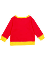 Nino Bambino 100% organic Cotton Fuscia Color Long Sleeve Round Neck Sweatshirt