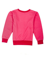 Nino Bambino 100% Organic Cotton Full Sleeve Round Neck Cat Print Pink Sweatshirt For Girls