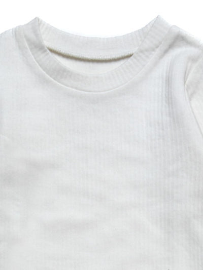Nino Bambino White Color Warmer Thermal Vest For Unisex Kids Boy & Girls