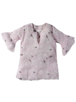 Nino Bambino 100% Organic Cotton Pink Tunic Top For Girls