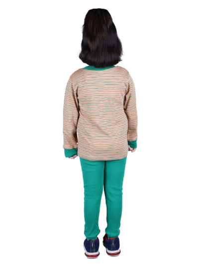 Nino Bambino 100% Organic Cotton Long Sleeves Pyzama Sets For Unisex Babies & Kids