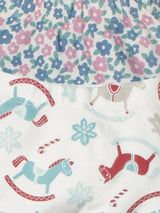 Nino Bambino 100% Organic Cotton Footie Leggings Pack of 2 For Baby Girls