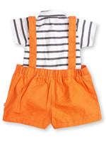 Nino Bambino 100% Organic Cotton Dungaree Set For Baby Boy