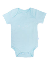 Nino Bambino 100% Organic Cotton White & Blue Print Essentials Gift Sets Pack of 3 For Newborn Baby Boy