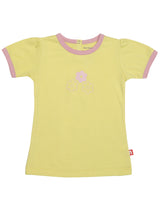 Nino Bambino 100% Organic Cotton Short Sleeve Round Neck T-Shirt Pack of 2 For Baby Girls