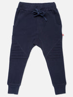 Nino Bambino 100% Organic Cotton Navy Blue Trackies/Leggings/Joggers For Boy