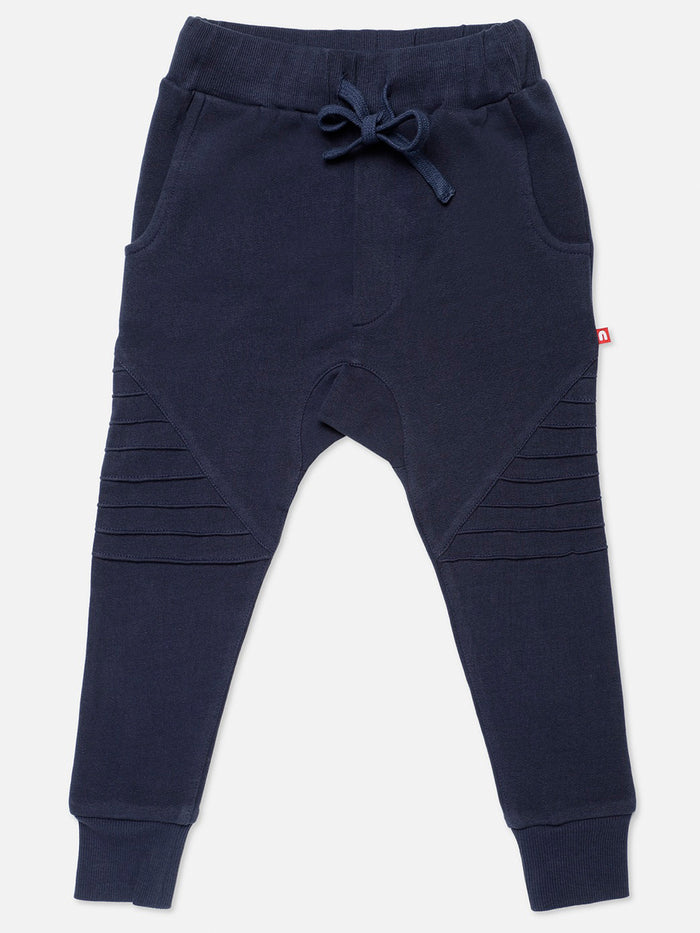 Nino Bambino 100% Organic Cotton Navy Blue Trackies/Leggings/Joggers For Boy