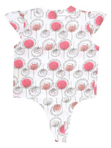 Nino Bambino 100% Pure Organic Cotton Cap Sleeve Printed Tops For Kids Girls