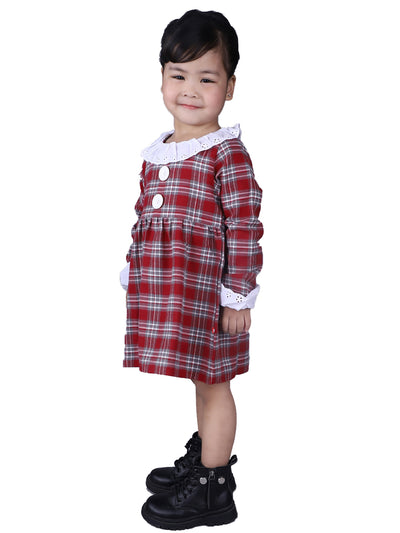 Nino Bambino 100% Organic Cotton Schifli Dress For Babies & Kids Girl