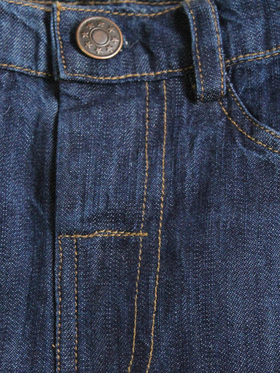 Nino Bambino 100% Organic Cotton Blue Denim Jeans For Baby Girls
