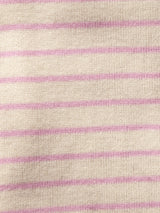 Nino Bambino 100% Organic Cotton Sleeveless Round Neck Pink Striped Top for Baby Girls