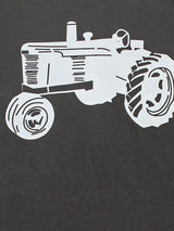 Nino Bambino 100% Organic Cotton Tractor Print Round Neck Romper For Baby Boy