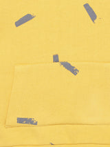 Nino Bambino 100% Organic Cotton Long Sleeve Yellow Hoodie For Unisex Kids