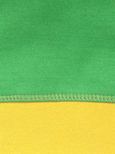 Nino Bambino 100% Organic Cotton Long Sleeve Round Neck Green Color Winter Sweatshirt For Unisex Baby