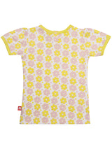 Nino Bambino 100% Organic Cotton Short Sleeve Round Neck T-Shirt Pack of 2 For Baby Girls