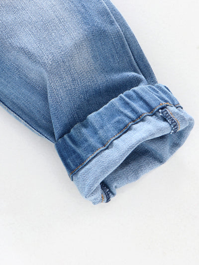 Nino Bambino 100% Organic Cotton Blue Denim Jeans For Baby Boy