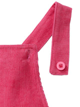 Nino Bambino 100% Organic Cotton Dungaree Dress Set For Baby Girls