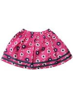 Nino Bambino 100% Organic Cotton Floral Print Skirt For Girls